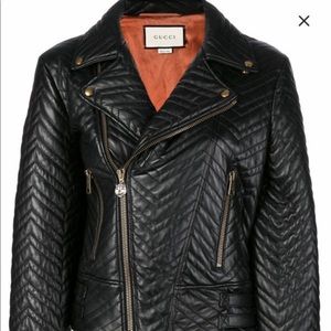 Gucci leather jacket